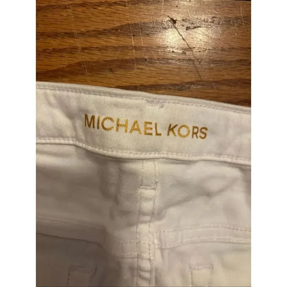 Michael Kors White Capri’s
